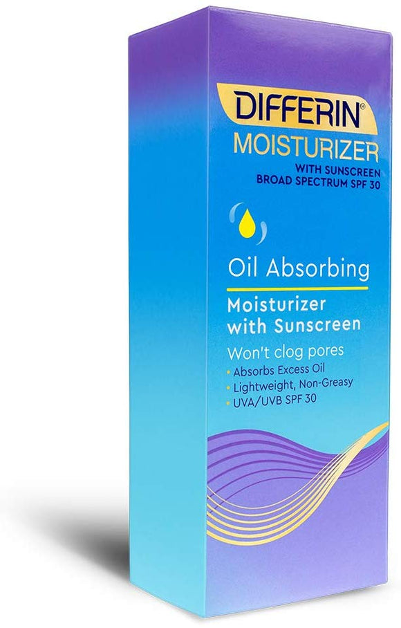 Differin Oil Absorbing Moisturizer with Sunscreen - 118 ml