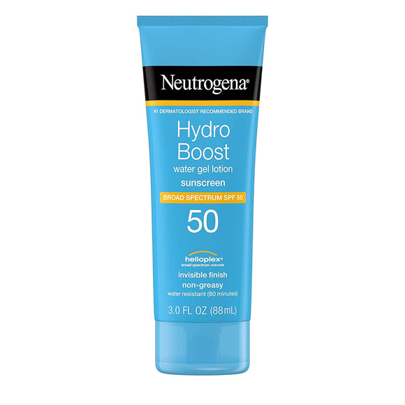 Neutrogena Hydro Boost Water Gel Non-Greasy Moisturizing Sunscreen Lotion Spf 50