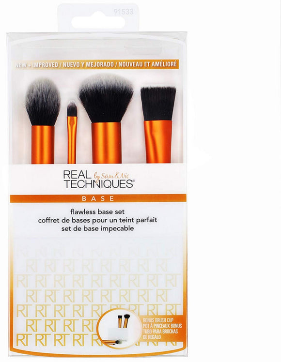 Real Techniques 4 Pack - Real Techniques Flawless Base Set 1 ea